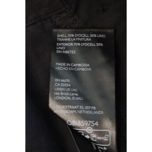 Pilcro x Anthropologie OB1859754 Women Sz 27 Black Boot Tuck Parachute Pants - Picture 4 of 14